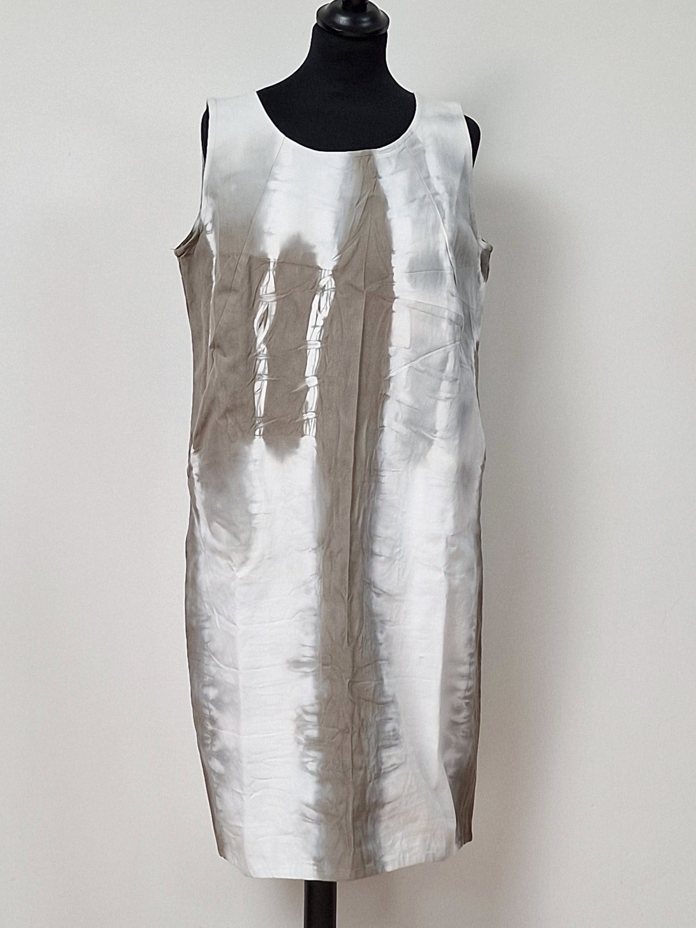 Batikfarvet bomuldskjole