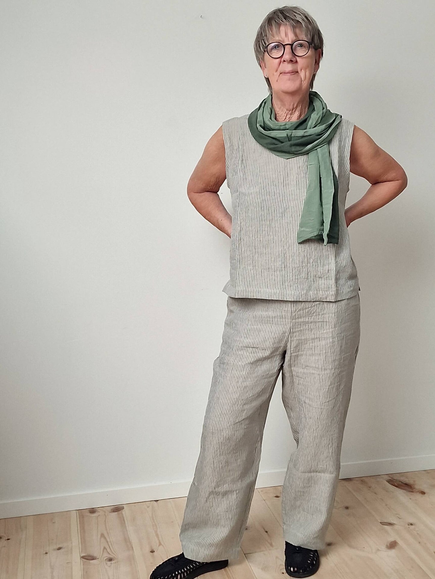 Stribede bukser