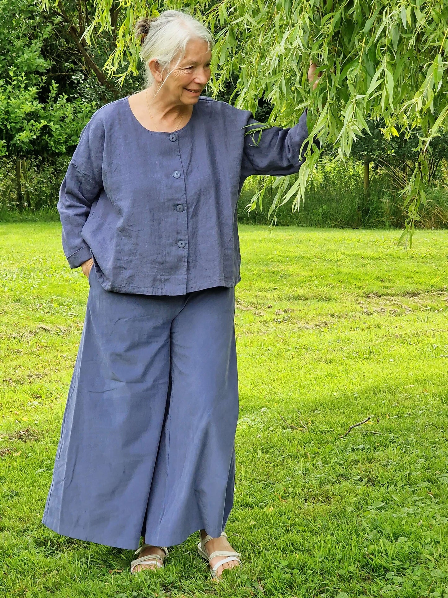 Jakke, kort og bred model