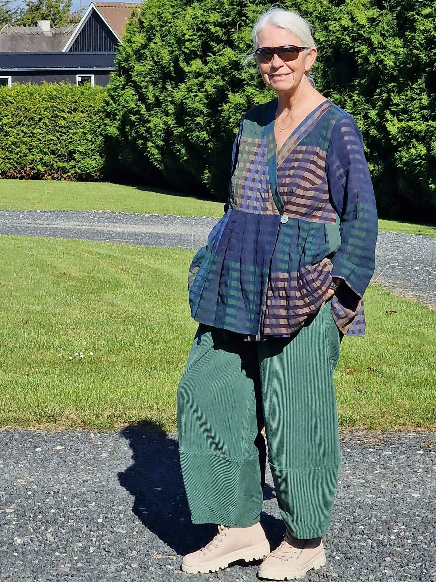 Ternet kimono skjorte