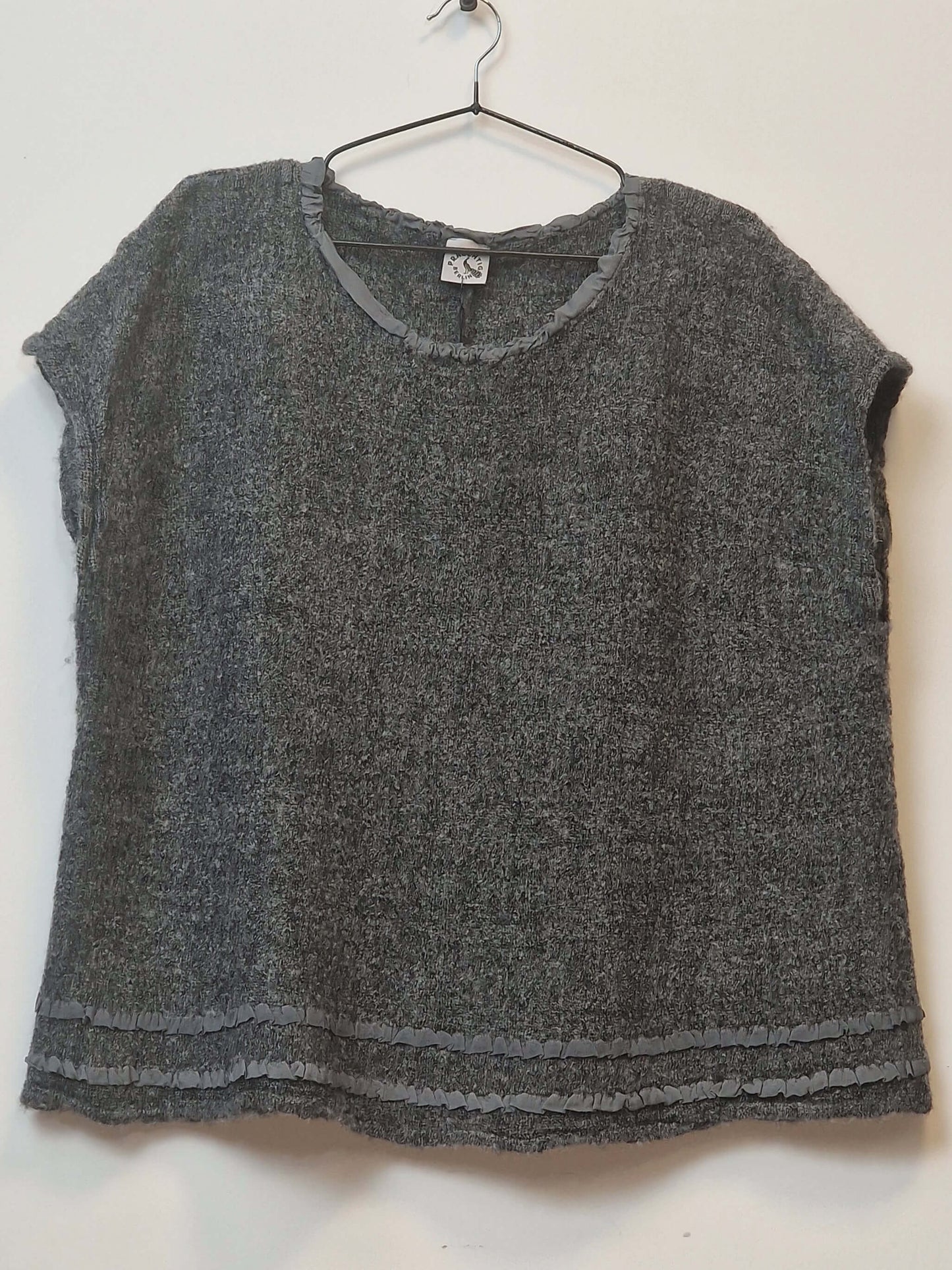 Vest i kogt uld