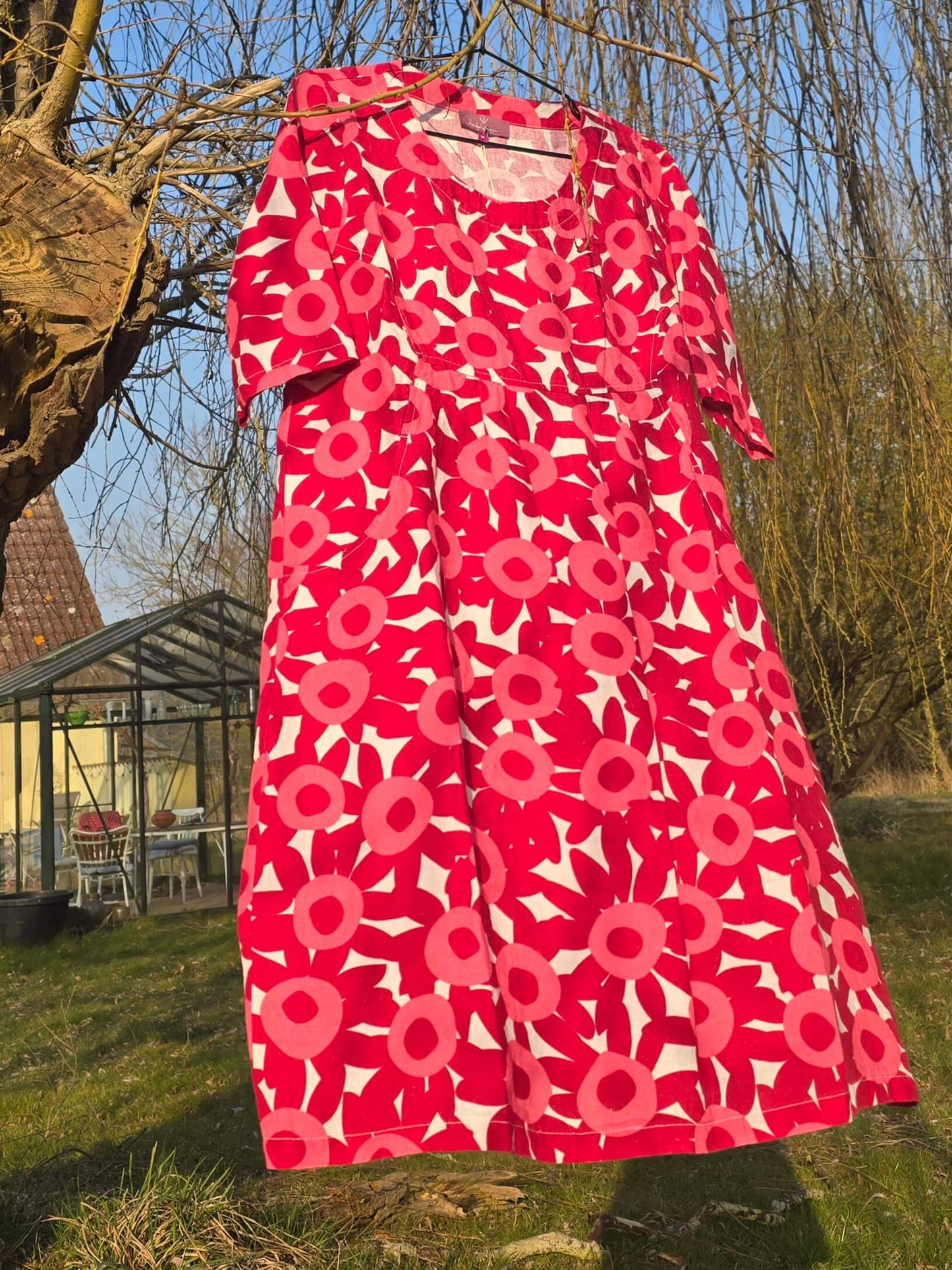 Blomstret kjole