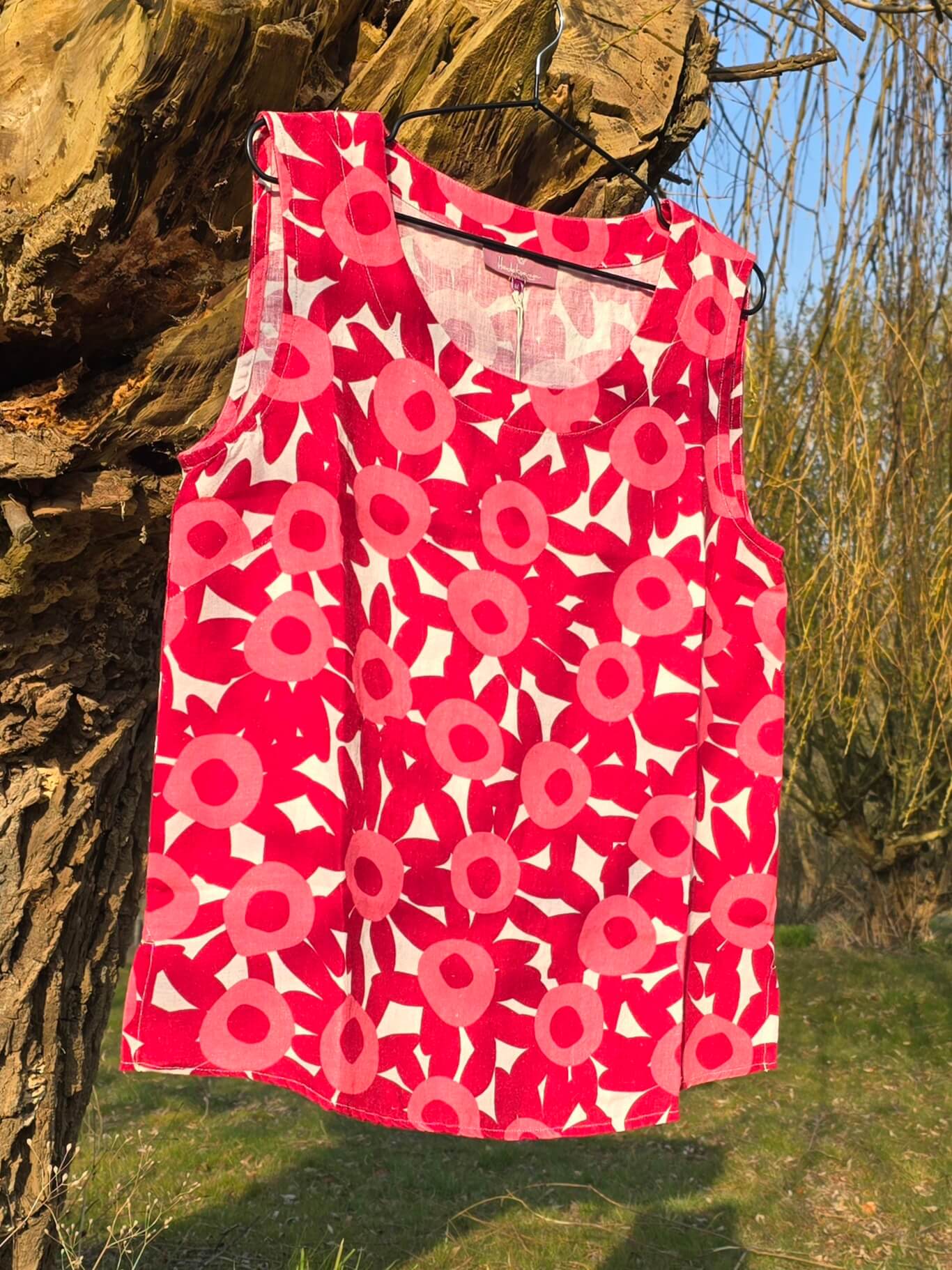 Blomstret top