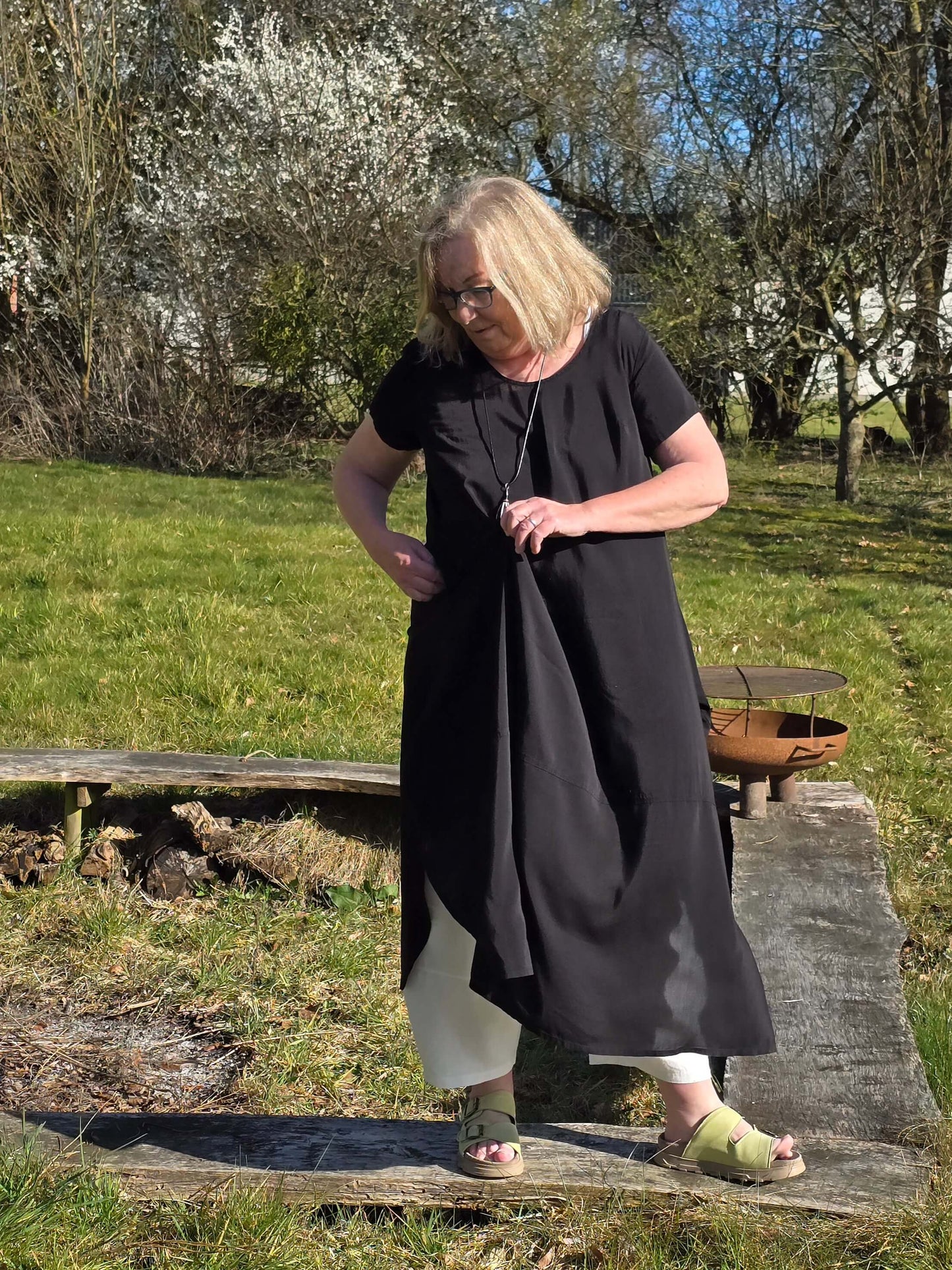 Stor, let kaftan/kjole