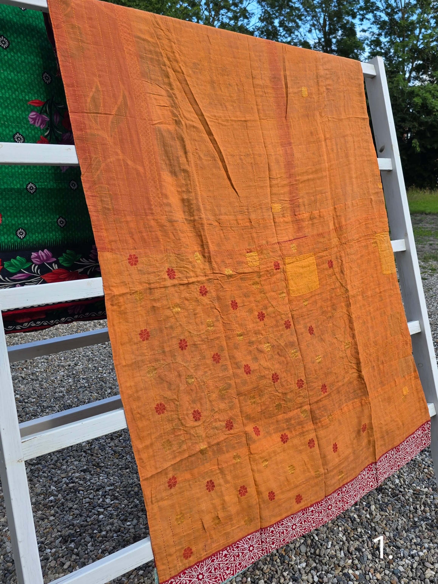 Saritæppe fra Bangladesh