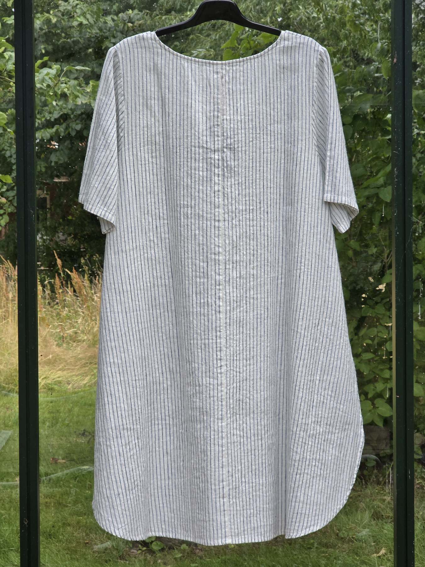 Bluse/tunika med fine broderier
