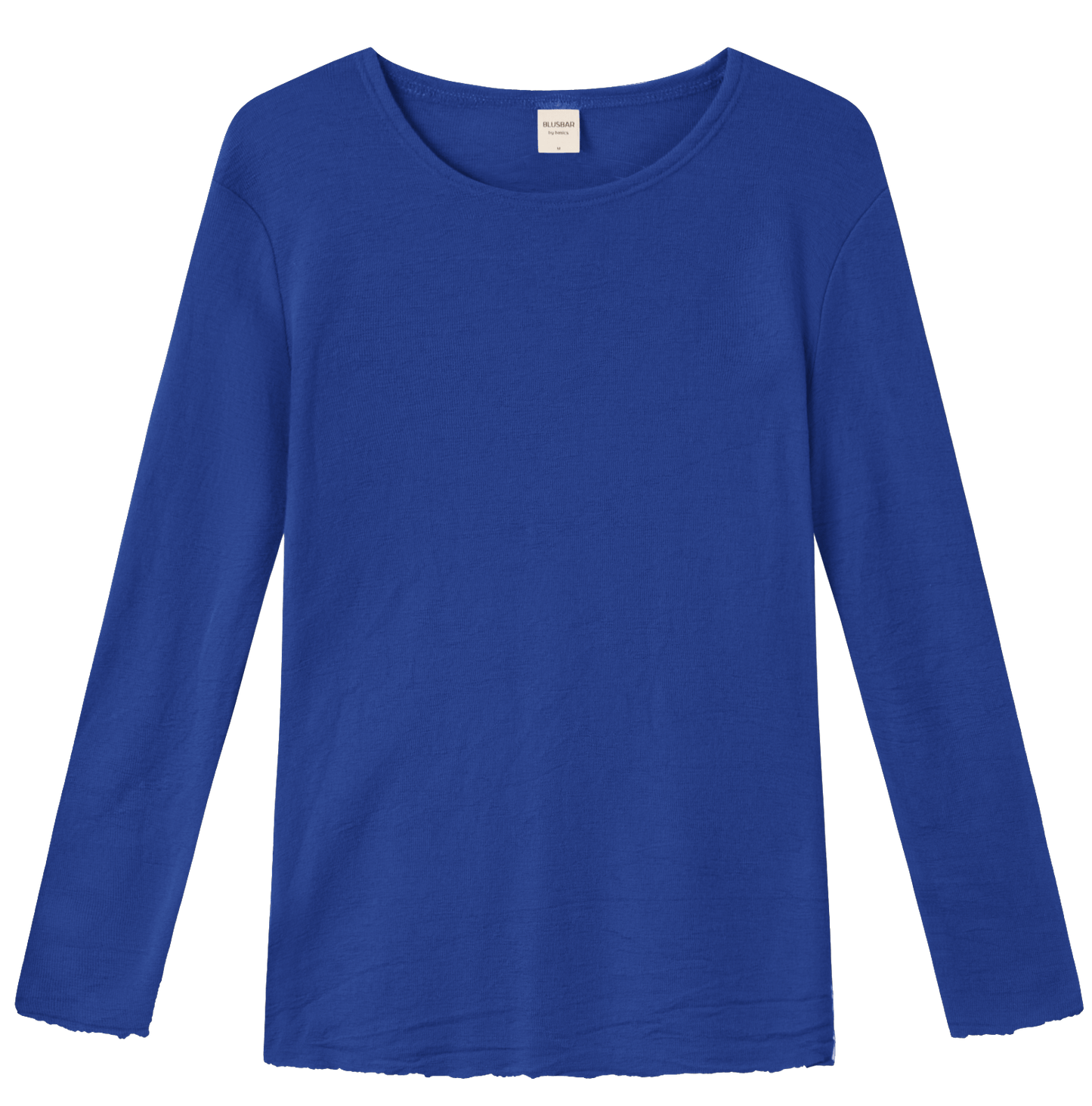 4002 Uldbluse med lange ærmer, Cobalt Blue