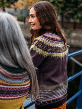 Sweater model Alpine, "Heather"