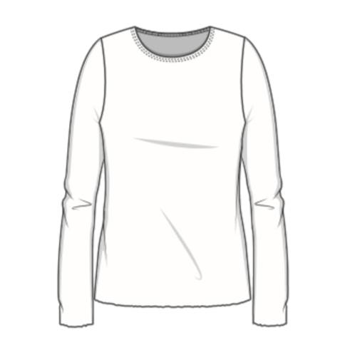 4002 Uldbluse med lange ærmer, Bottle Green