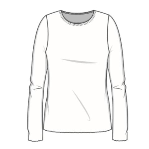 4002 Uldbluse med lange ærmer, Zinck