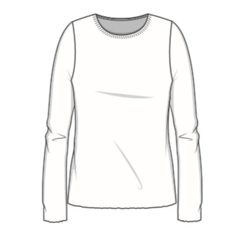 4002 Uldbluse med lange ærmer, Bronze