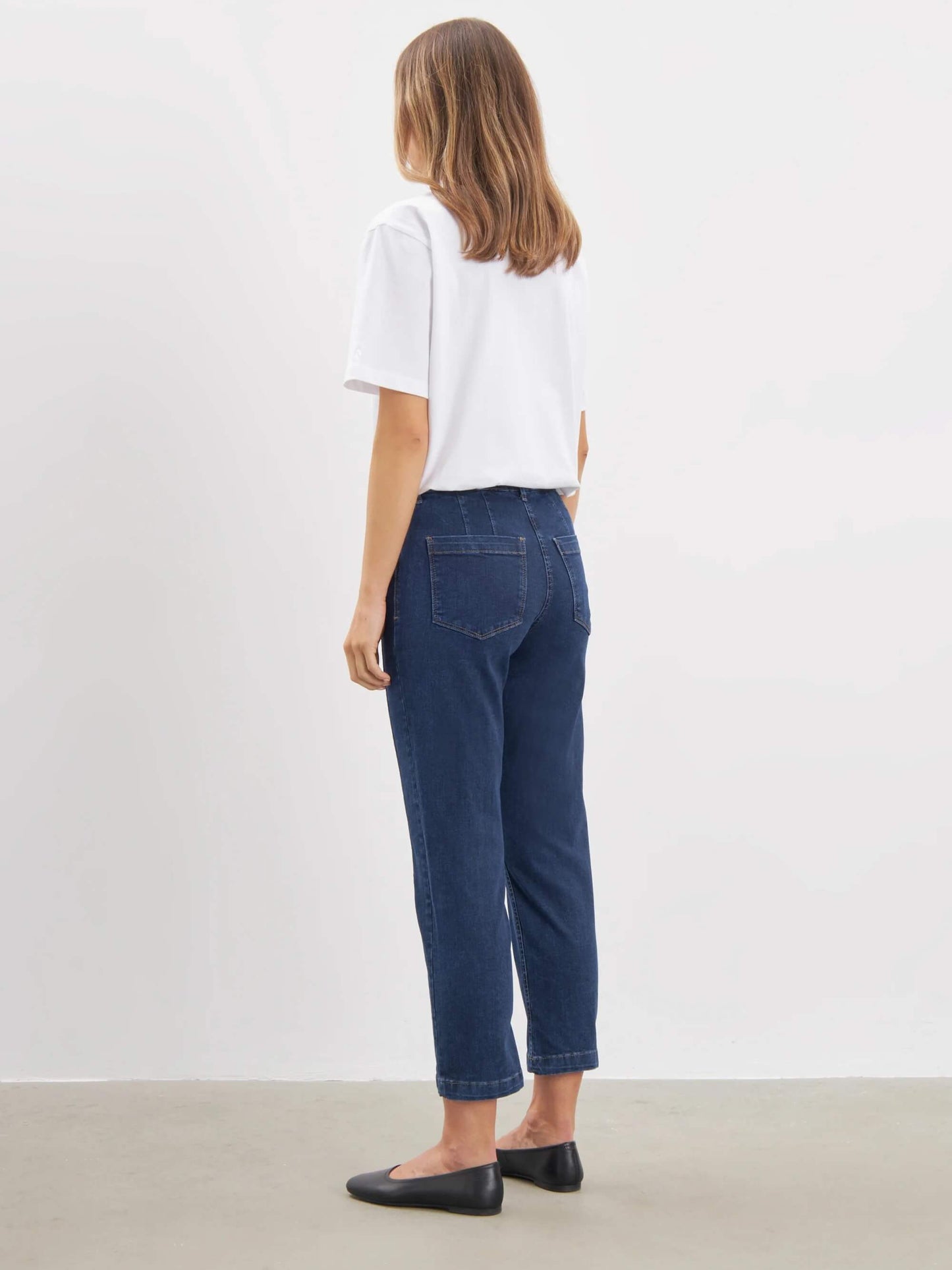 Denimbuks i 7/8 længde, model Piper