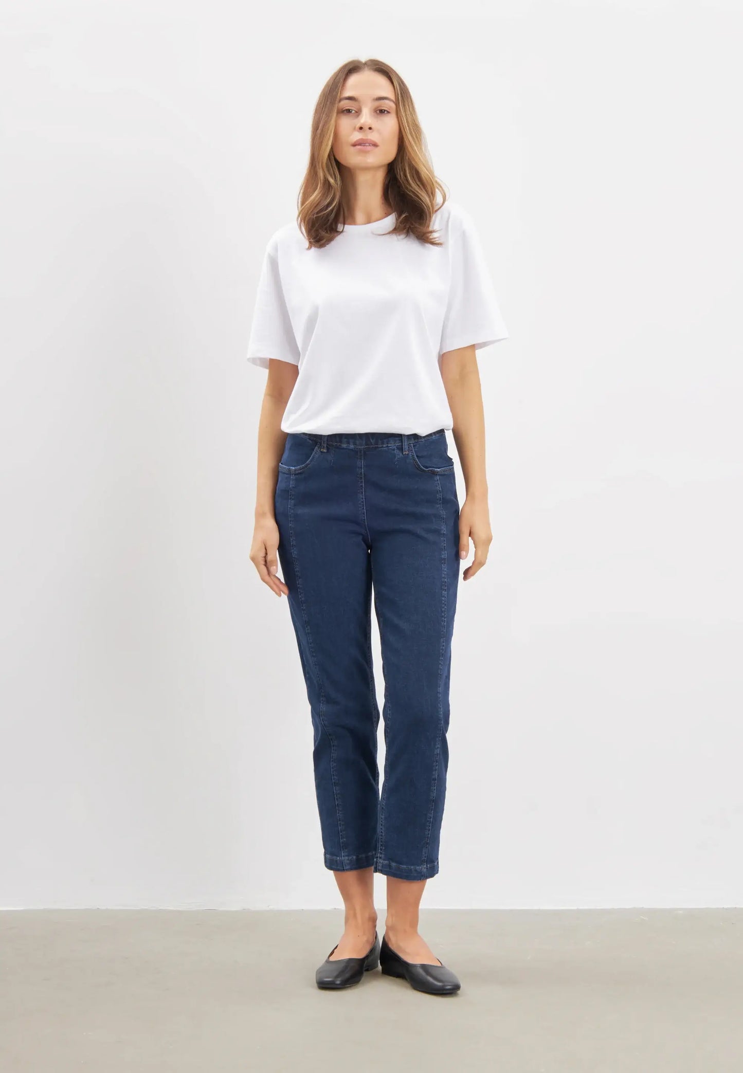 Denimbuks i 7/8 længde, model Piper