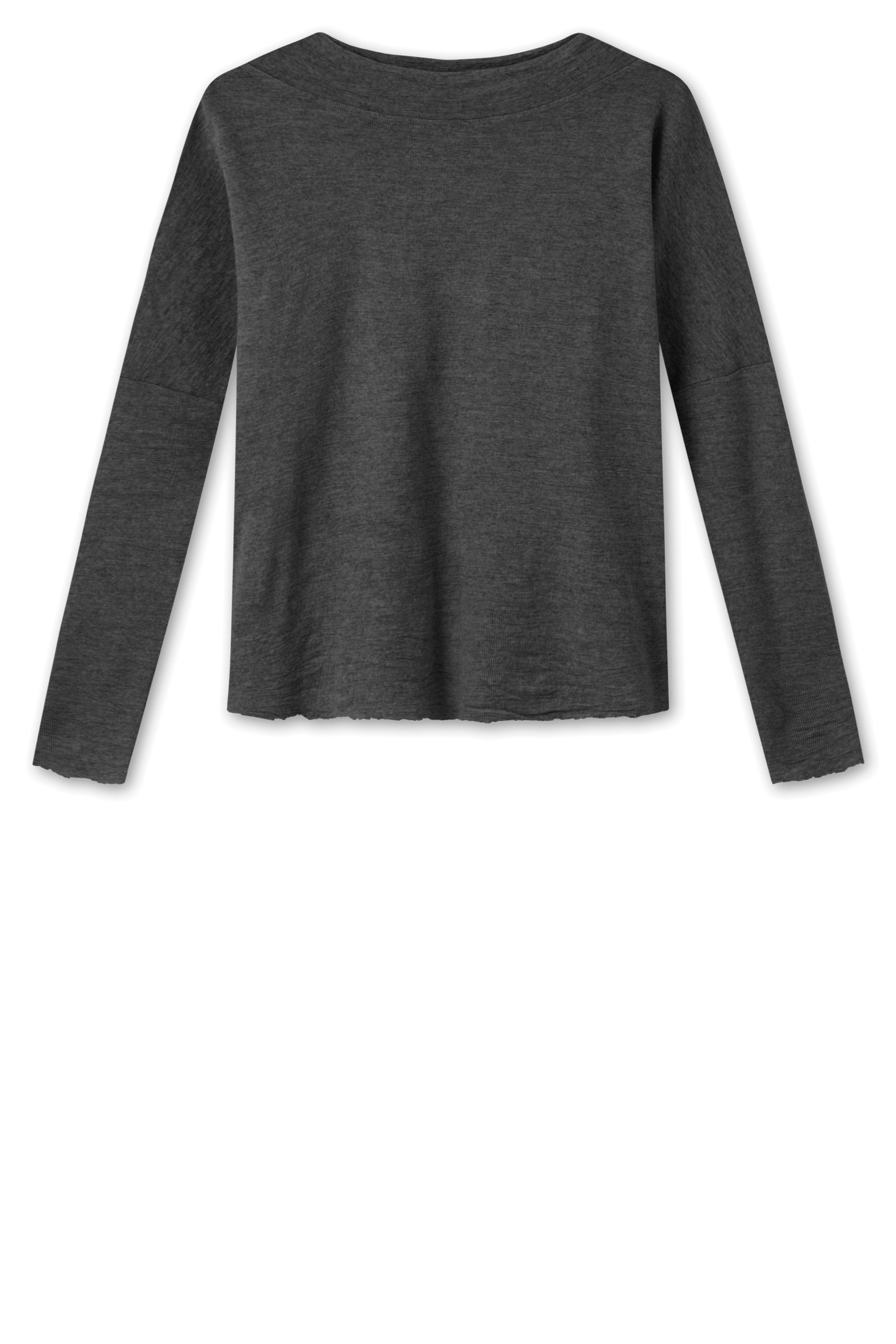 Bred bluse med turtleneck