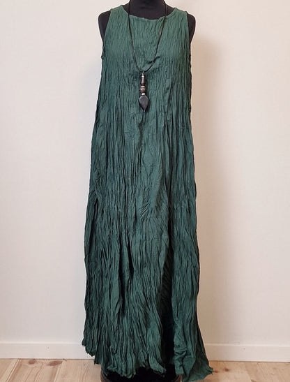 Lang kjole i egyptisk bomuld