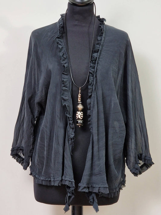 Elegant silke bolero