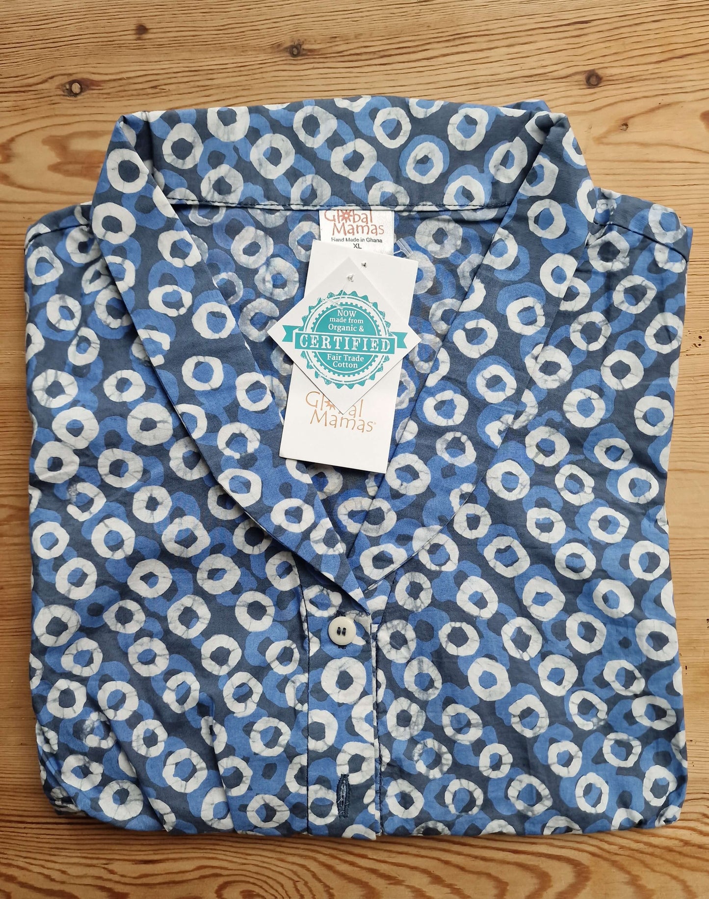 Retro bluse med små vingeærmer