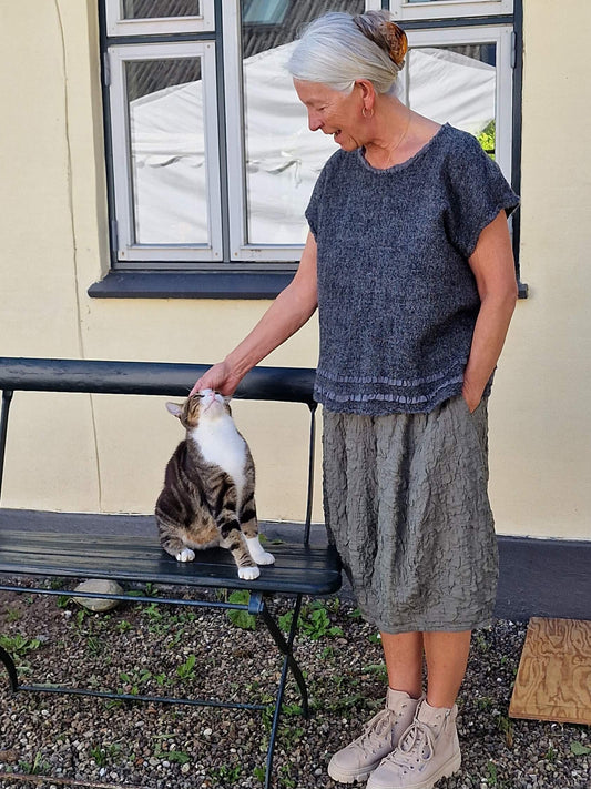 Nederdel i dobbelt silke