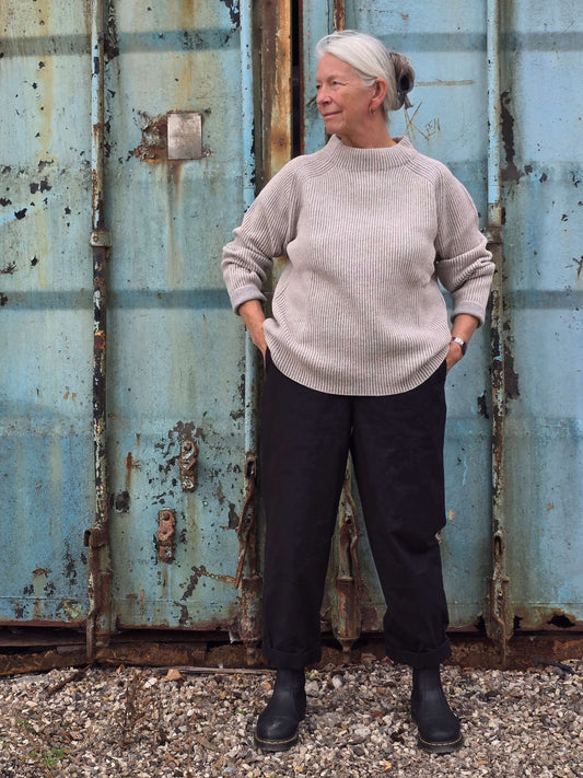 Smuk sweater med raglanærmer