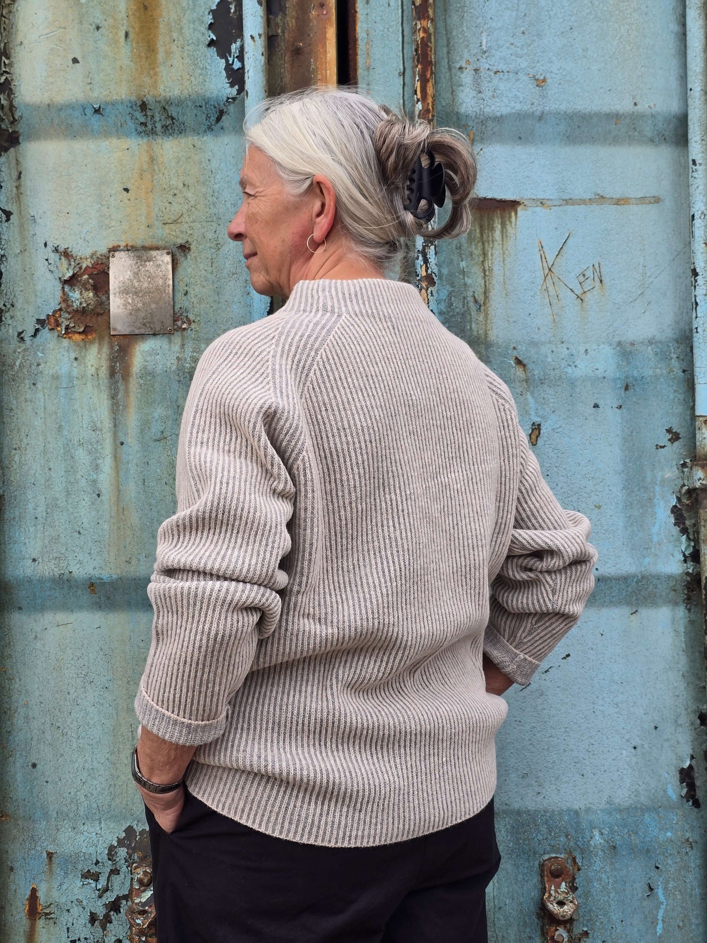Smuk sweater med raglanærmer