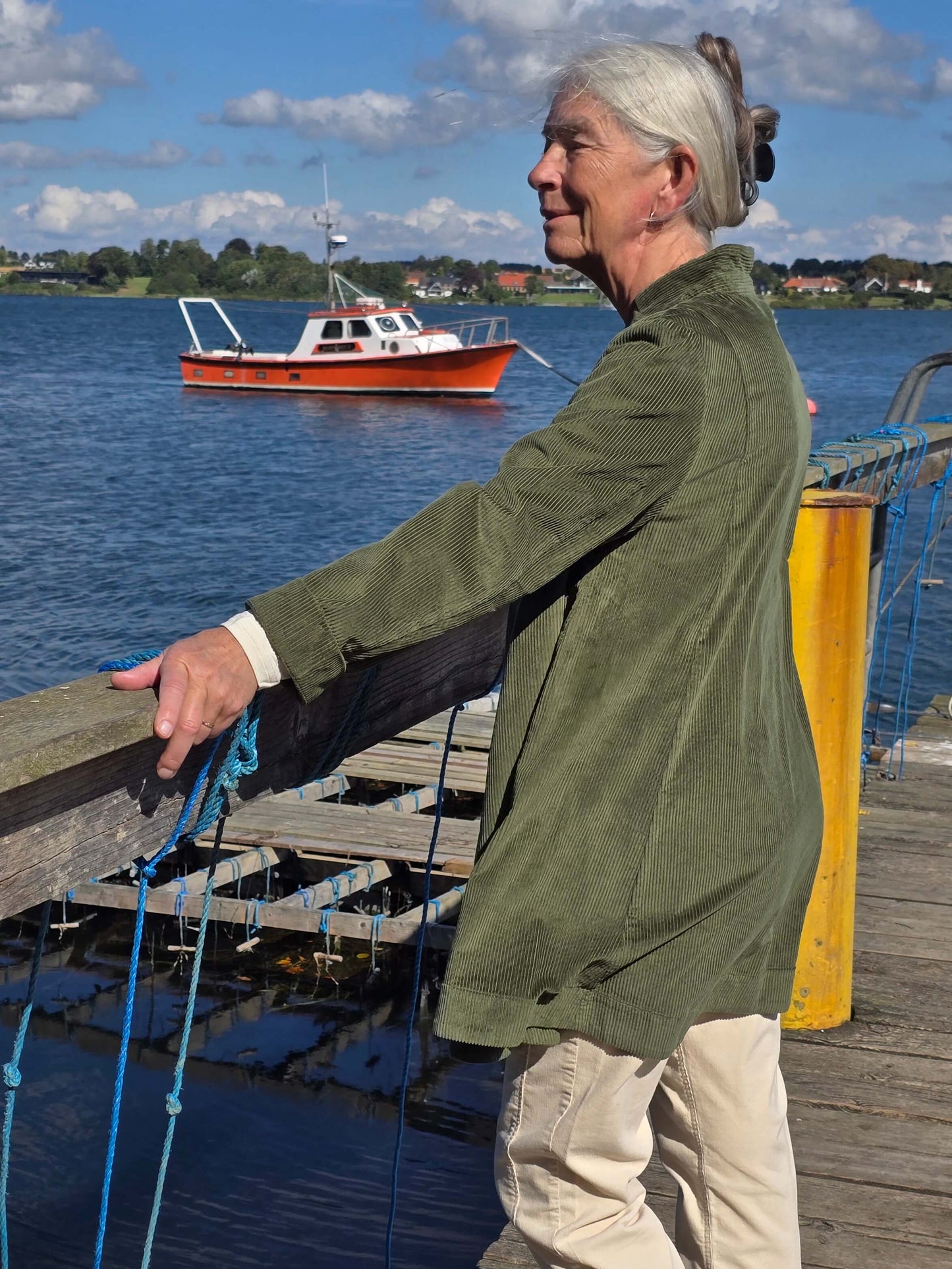Lang skjorte i A-facon