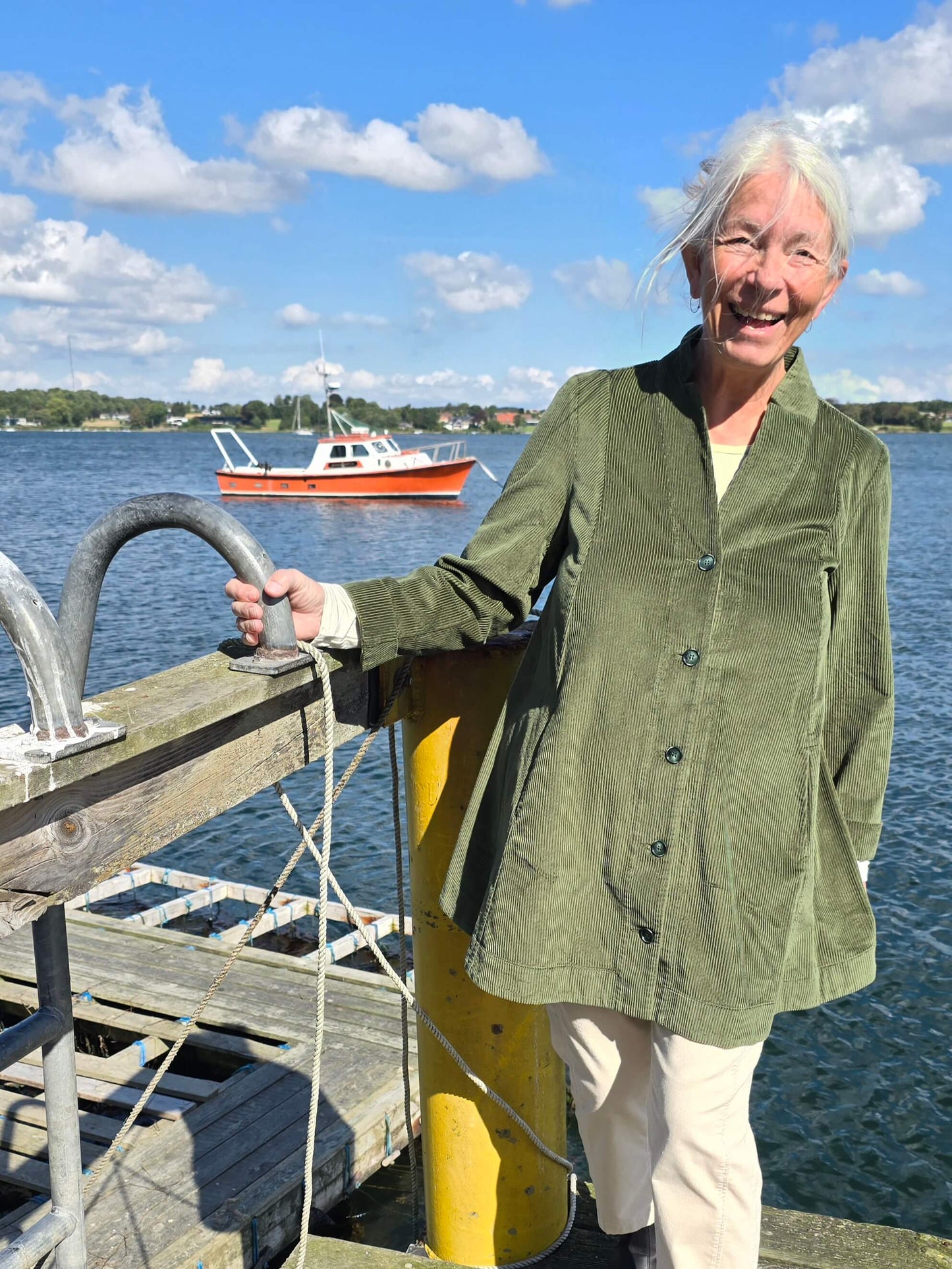 Lang skjorte i A-facon