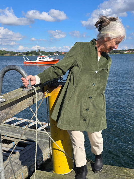 Lang skjorte i A-facon