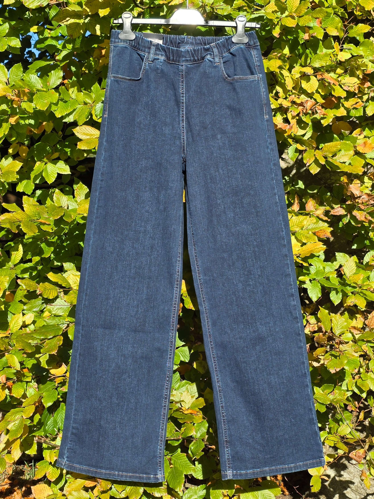 Denimbuks med brede ben M/L