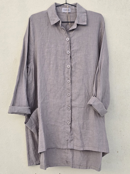 Storskjorte i A-facon