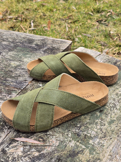 Sandal model Bio Como, fås i tre farver.