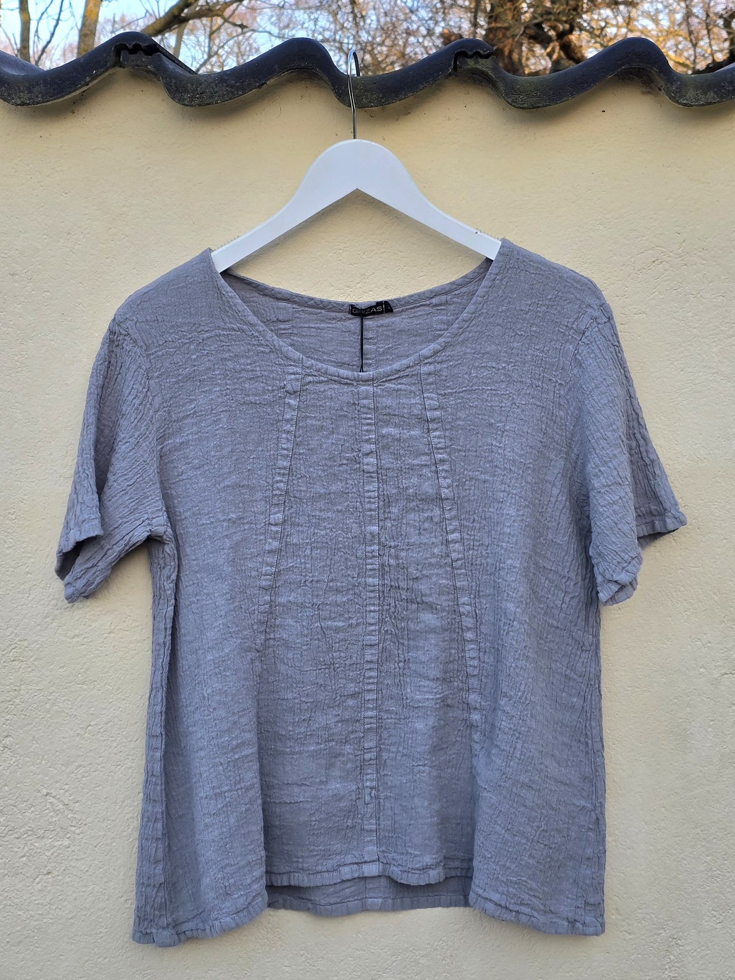 Fin bluse i hørog viskose