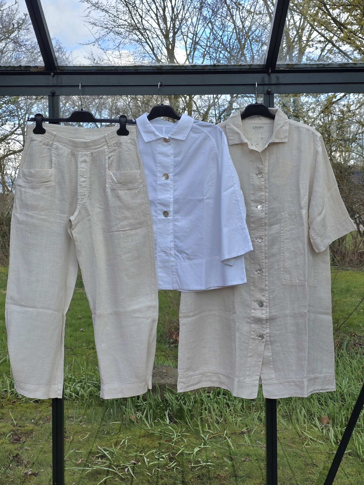 kort jakke/bluse i hvid, model 13038