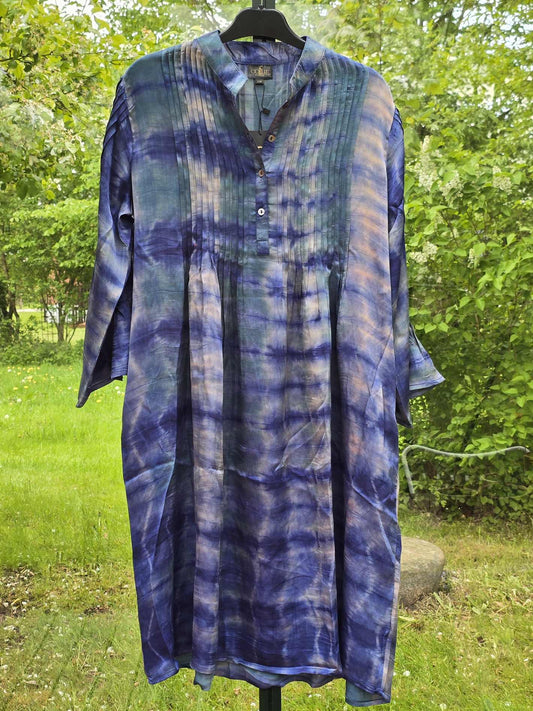 "City Dress" Lilla, blå og lyserød S/M