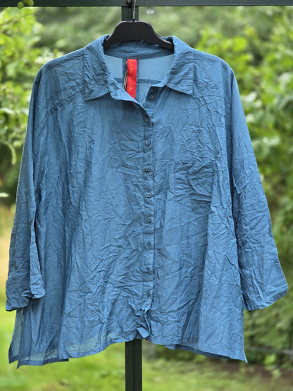 Løstsiddende skjortebluse