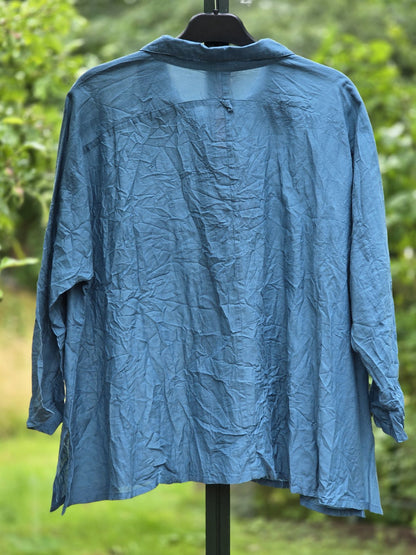 Løstsiddende skjortebluse