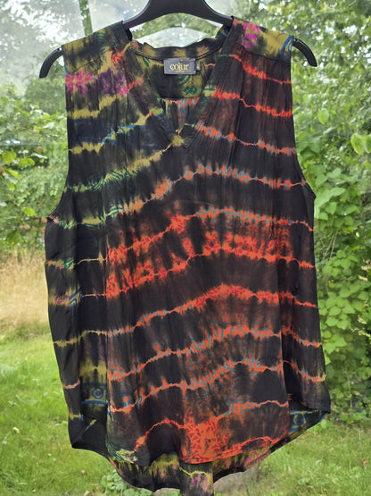"Oda"  Regnbue silketop M/L