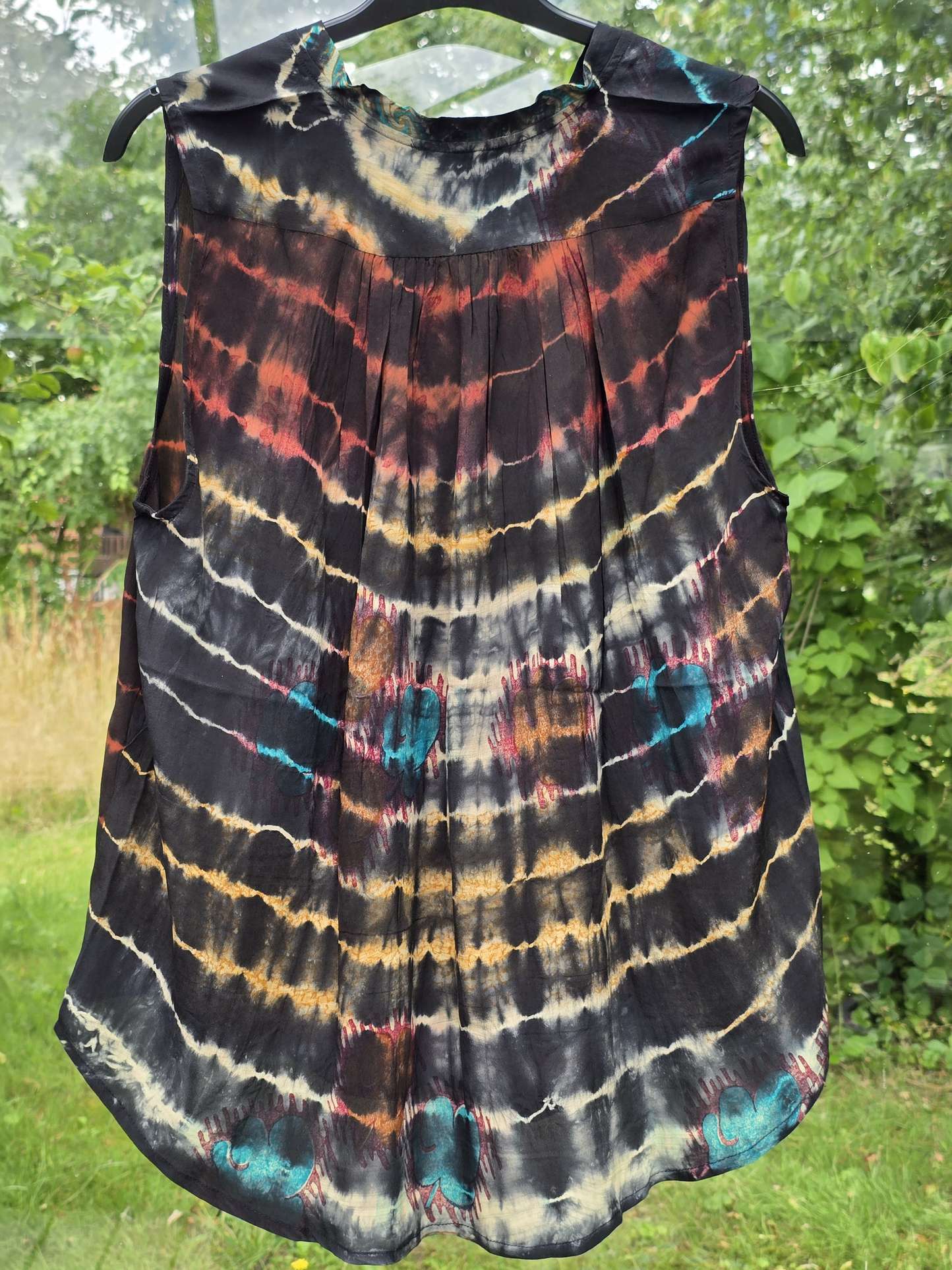 "Oda"  Farvespil silketop M/L