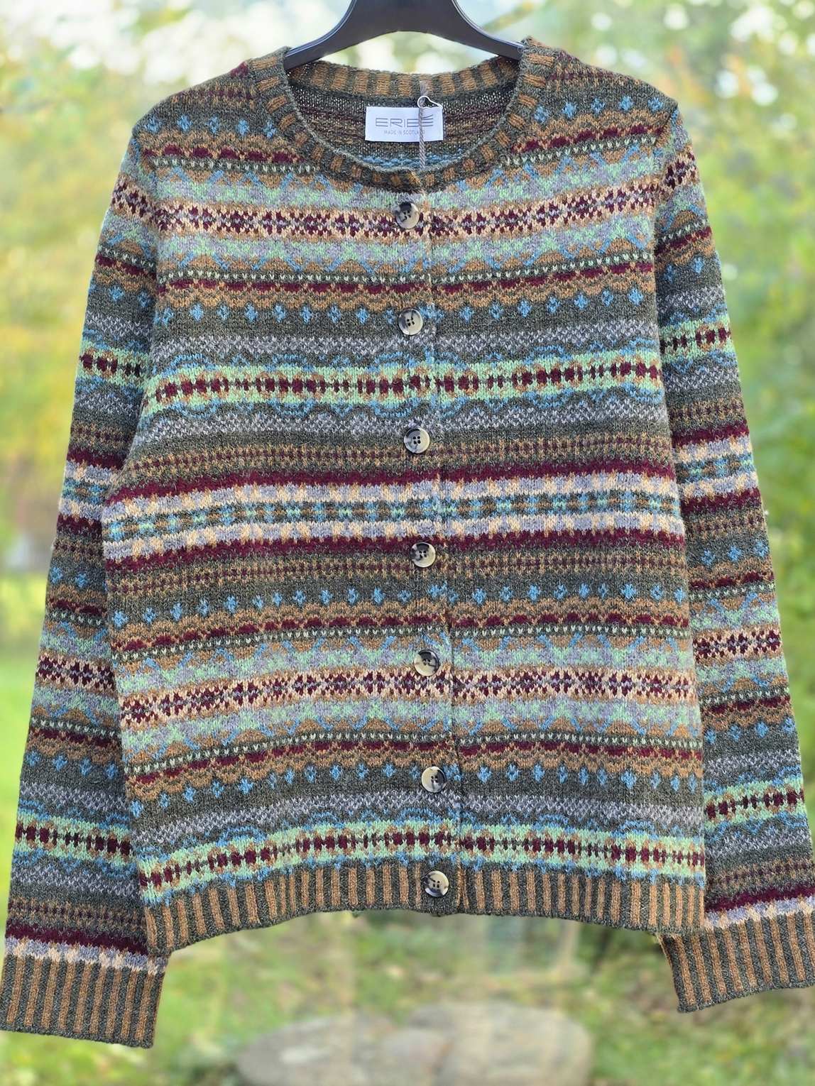 Klassisk cardigan model Westray, Aberfoyle