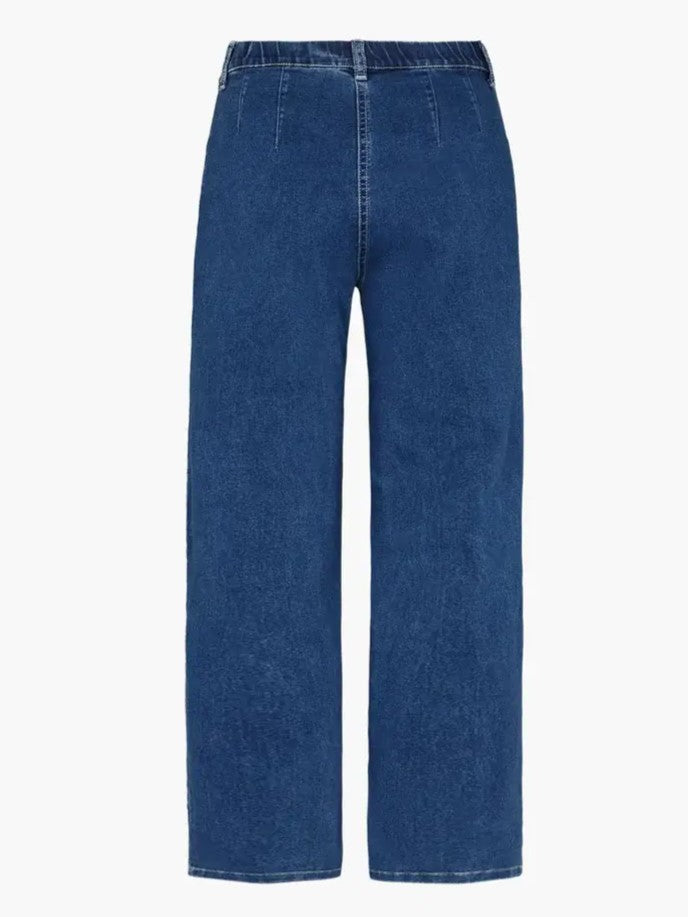 Denimbuks med brede ben