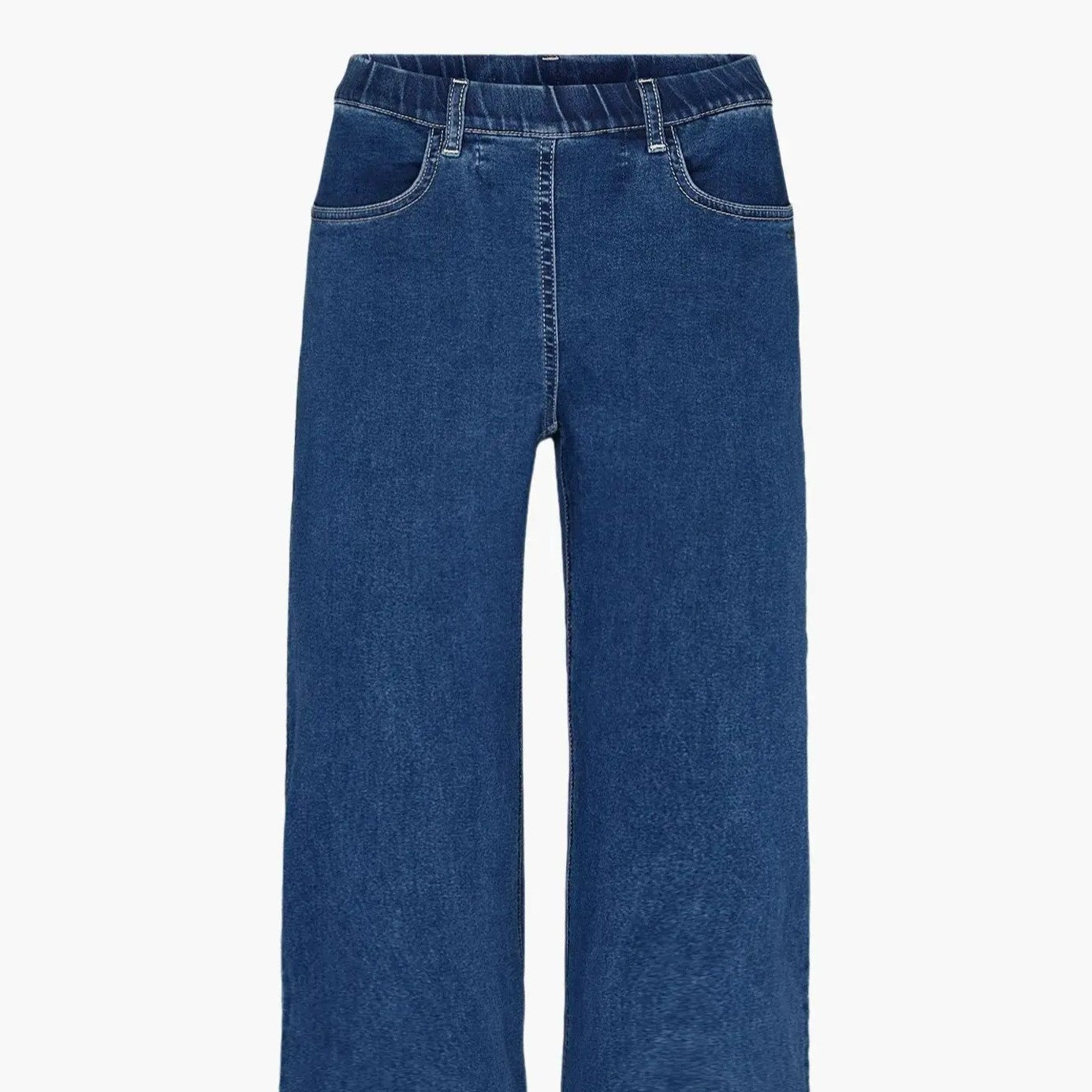 Denimbuks med brede ben