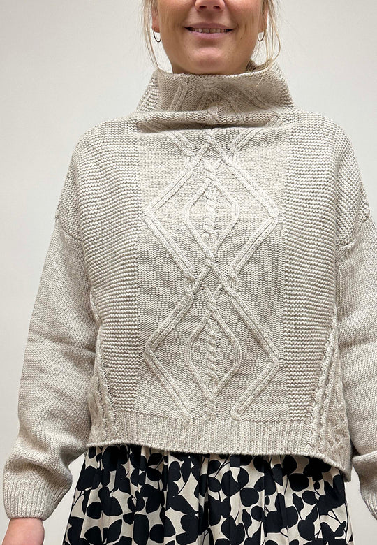 Hermione sweater i farven Mocca
