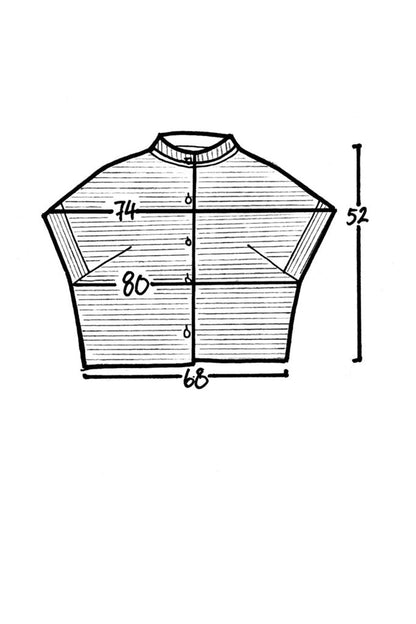 Kort petroleumsfarvet skjortebluse