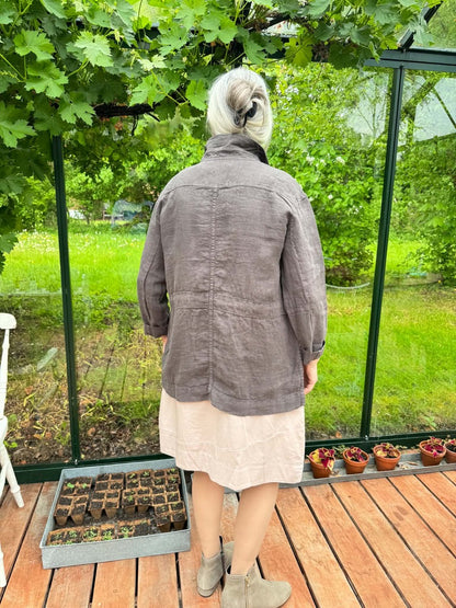 Jakke i kaffebrun, model 11024