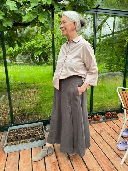 Kort jakke/bluse i rosa, model 13038