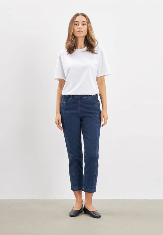 Denimbuks i 7/8 længde, model Piper