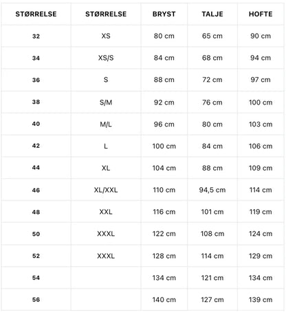 Simone nederdel, med nålestriber