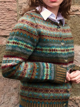 Klassisk cardigan model Westray, Aberfoyle
