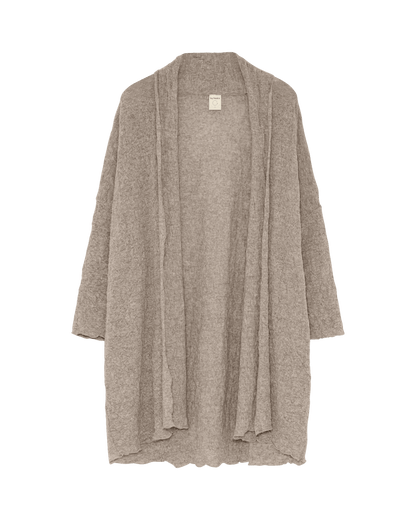 5004, long skirt, i farven elephant melange